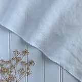 Japanese Washed Midweight Linen (Soft) - White
